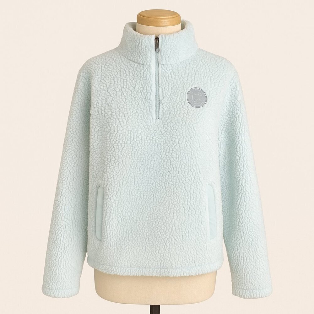 Ivory Ella Sherpa 1/4 Zip Fleece